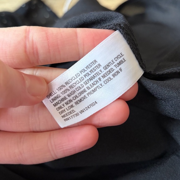 A New Day Black Polka Dot Ruffle Midi Skirt - Picture 5 of 7